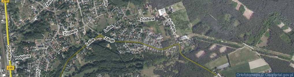 Zdjęcie satelitarne Akacjowa ul.