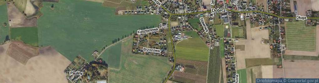 Zdjęcie satelitarne Akacjowa ul.