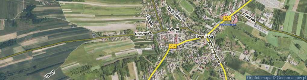 Zdjęcie satelitarne Akacjowa ul.