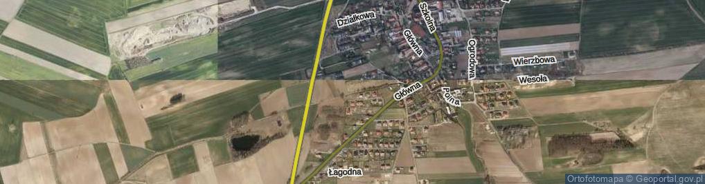 Zdjęcie satelitarne Akacjowa ul.