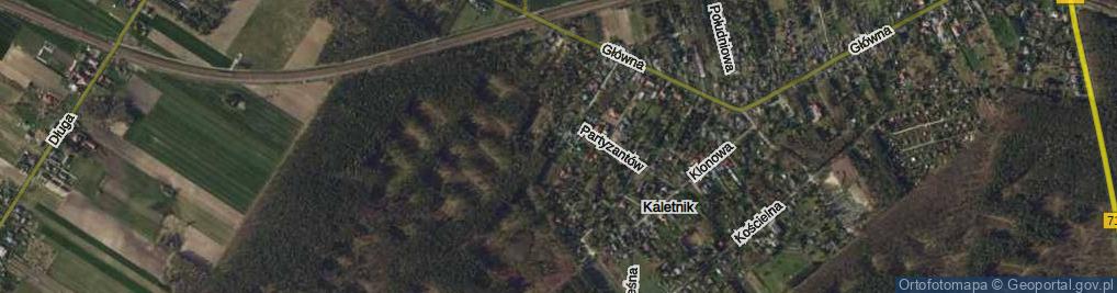 Zdjęcie satelitarne Akacjowa ul.