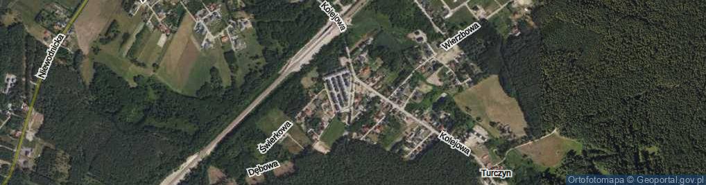 Zdjęcie satelitarne Akacjowa ul.