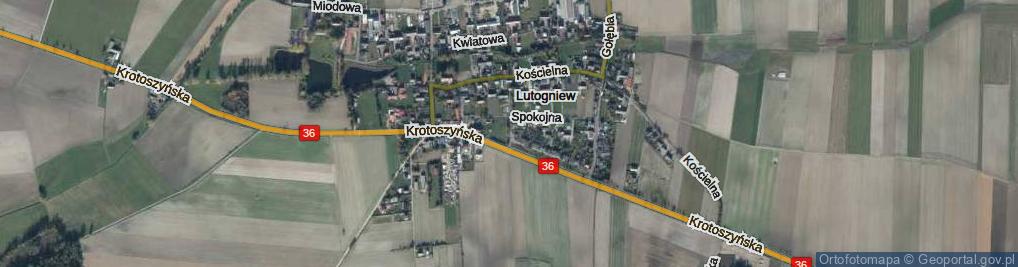 Zdjęcie satelitarne Akacjowa ul.