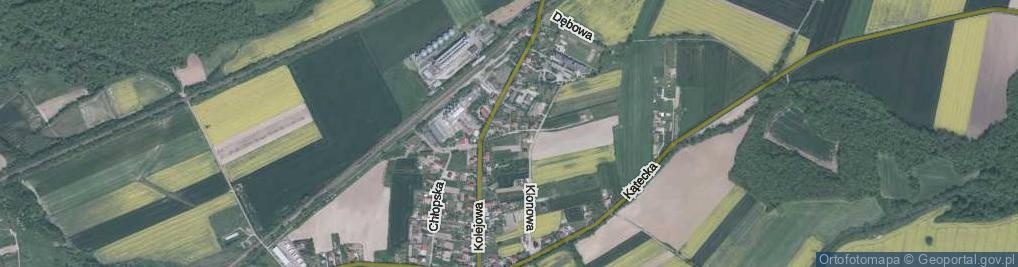 Zdjęcie satelitarne Akacjowa ul.