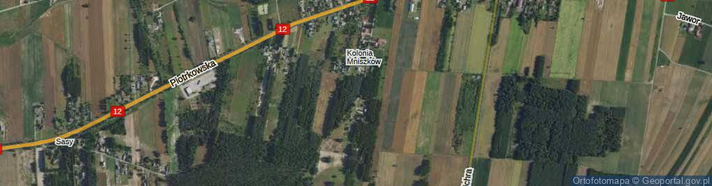 Zdjęcie satelitarne Akacjowa ul.