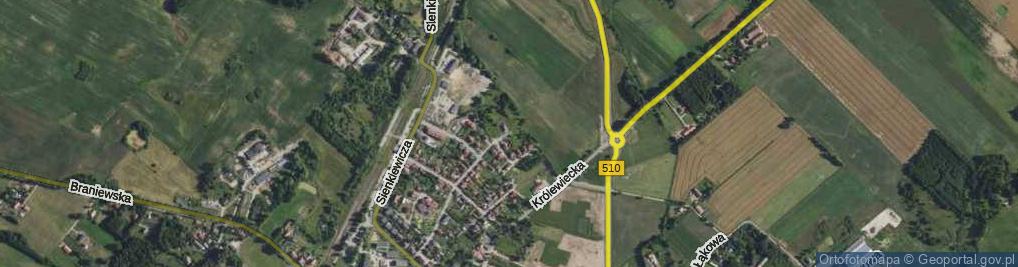 Zdjęcie satelitarne Akacjowa ul.