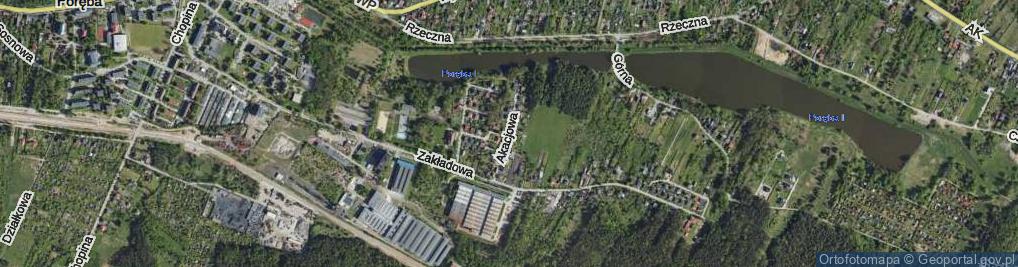 Zdjęcie satelitarne Akacjowa ul.