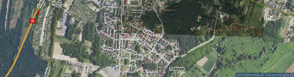 Zdjęcie satelitarne Akacjowa ul.