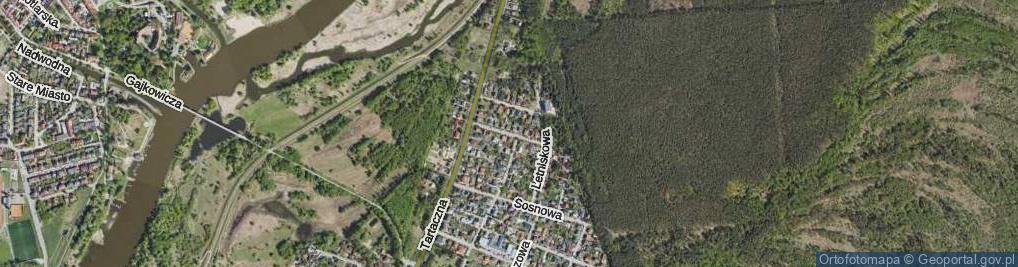 Zdjęcie satelitarne Akacjowa ul.