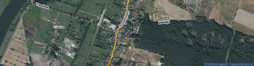 Zdjęcie satelitarne Akacjowa ul.