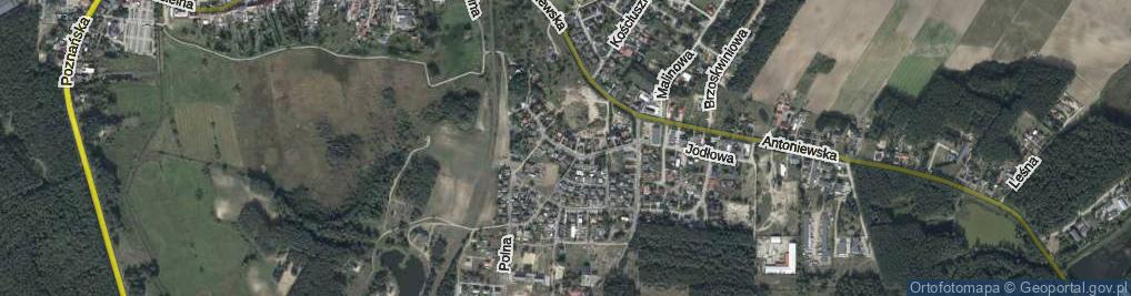 Zdjęcie satelitarne Akacjowa ul.