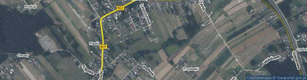 Zdjęcie satelitarne Akacjowa ul.