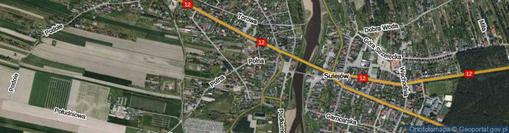 Zdjęcie satelitarne Akacjowa ul.