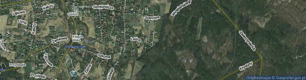 Zdjęcie satelitarne Akacjowa ul.