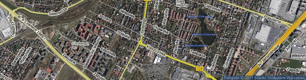 Zdjęcie satelitarne Akurat ul.