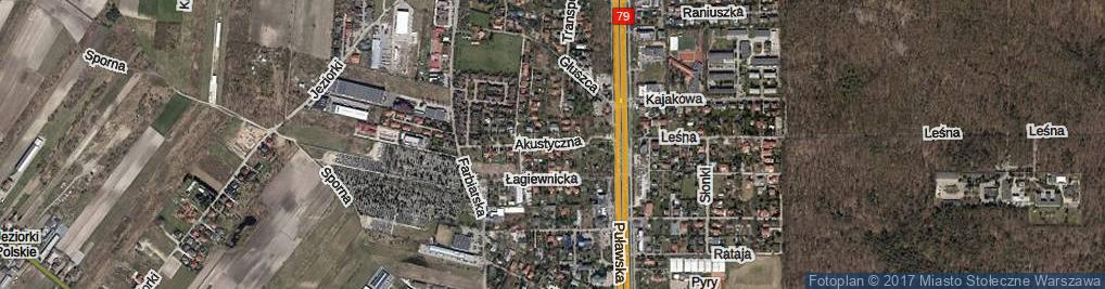 Zdjęcie satelitarne Akustyczna ul.