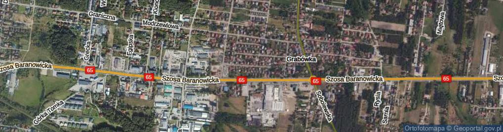 Zdjęcie satelitarne Akacjowa ul.