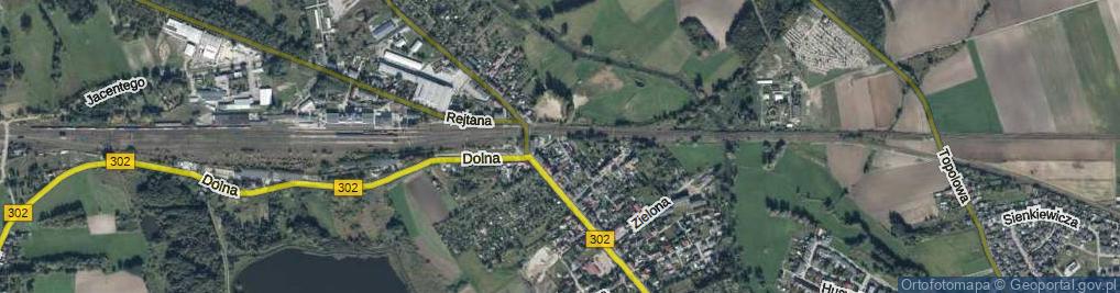 Zdjęcie satelitarne Akacjowa ul.