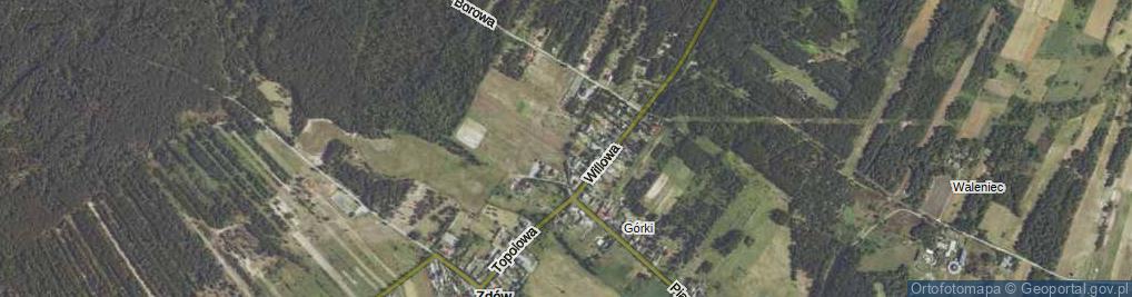 Zdjęcie satelitarne Akacjowa ul.