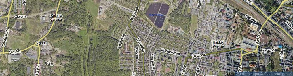 Zdjęcie satelitarne Akacjowa ul.