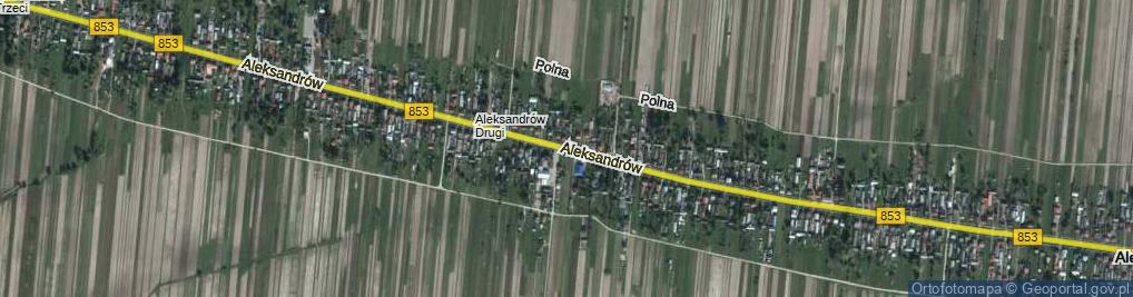 Zdjęcie satelitarne Aleksandrów ul.