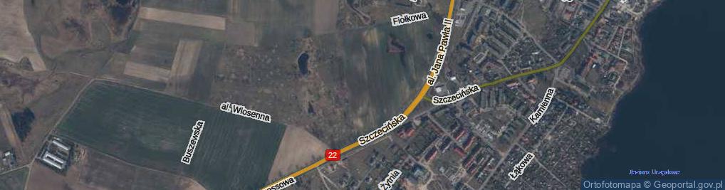 Zdjęcie satelitarne Aleja Wiosenna al.