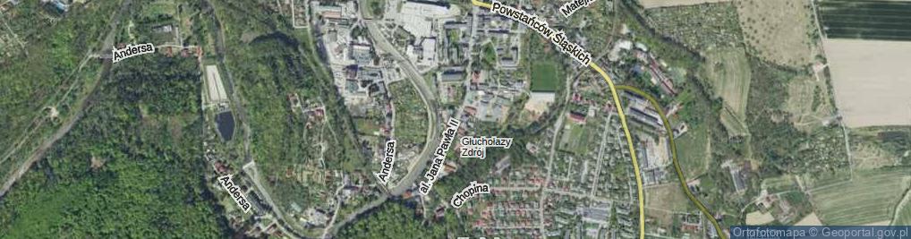 Zdjęcie satelitarne Aleja Jana Pawła II al.