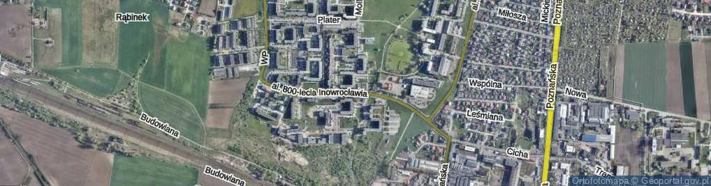 Zdjęcie satelitarne Aleja 800-lecia Inowrocławia al.