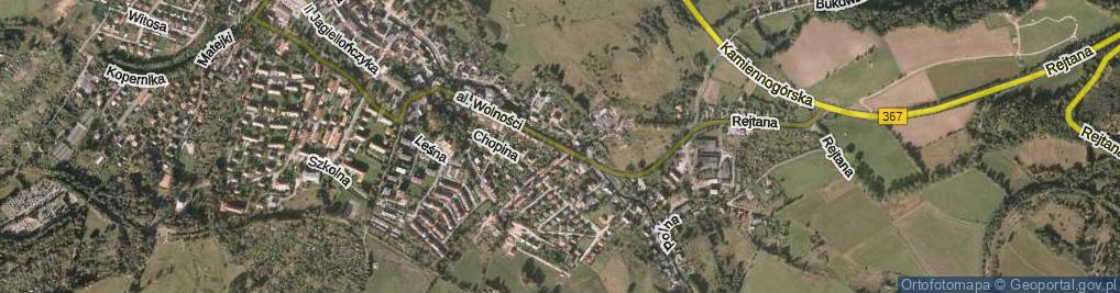 Zdjęcie satelitarne Aleja Wolności al.