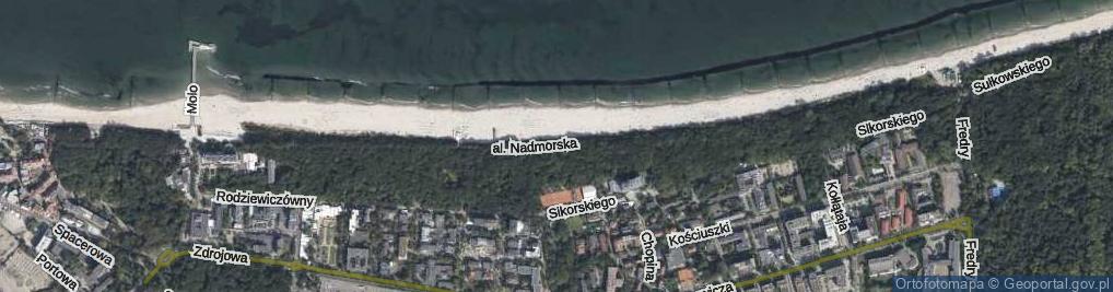 Zdjęcie satelitarne Aleja Nadmorska al.