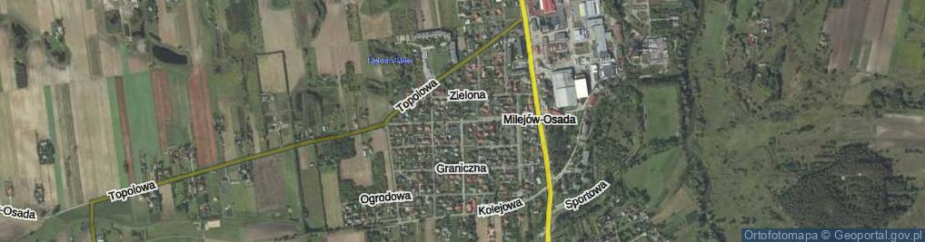 Zdjęcie satelitarne Aleje Niepodległości al.