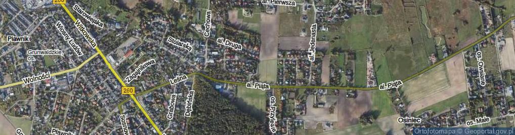 Zdjęcie satelitarne Aleja Siódma al.