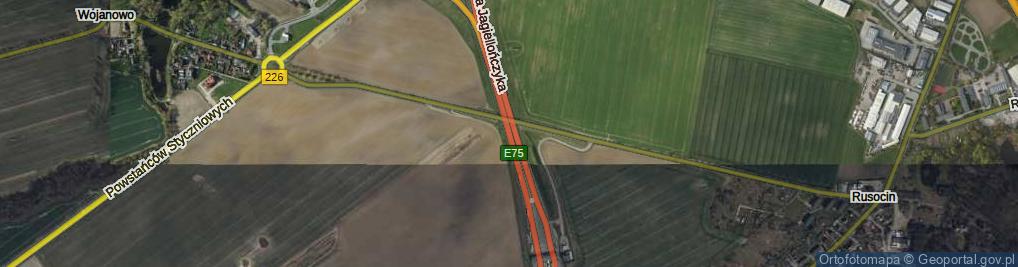 Zdjęcie satelitarne Aleja Kazimierza Jagiellończyka al.