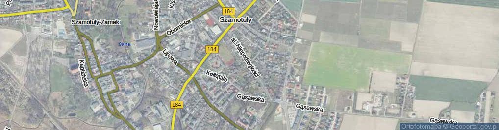 Zdjęcie satelitarne Aleja Niepodległości al.