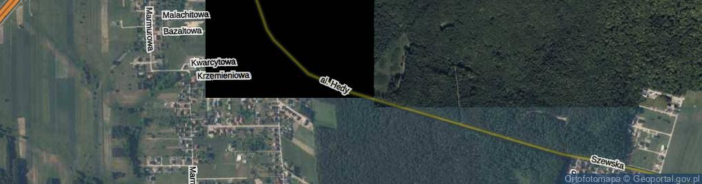 Zdjęcie satelitarne Aleja Hedy-Szarego Antoniego, gen. al.
