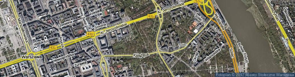 Zdjęcie satelitarne Aleja Herlinga-Grudzińskiego Gustawa al.