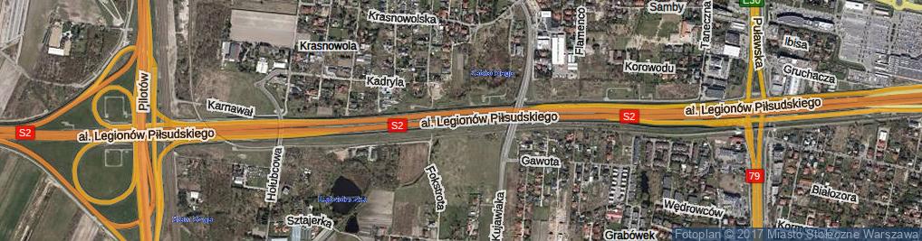 Zdjęcie satelitarne Aleja Legionów marsz. Józefa Piłsudskiego al.