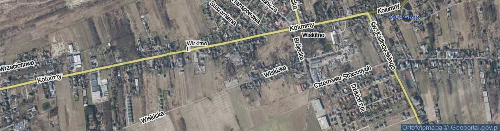 Zdjęcie satelitarne Alabastrowa ul.