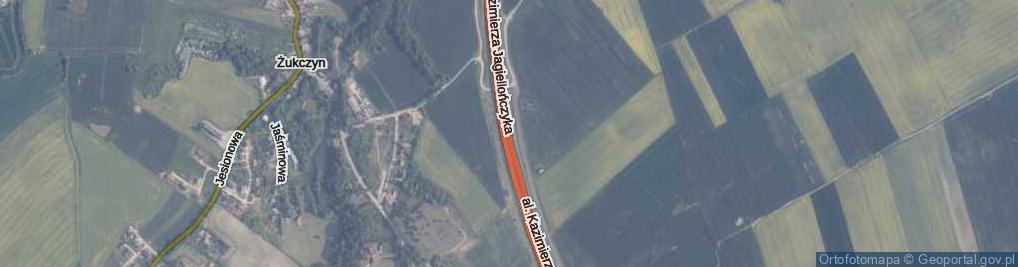 Zdjęcie satelitarne Aleja Kazimierza Jagiellończyka al.