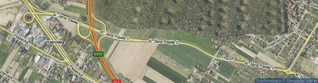 Zdjęcie satelitarne Aleja Jana Pawła II al.