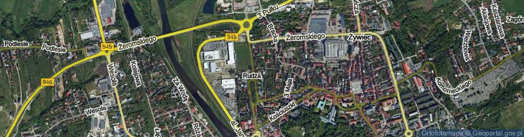 Zdjęcie satelitarne Aleja Wolności al.