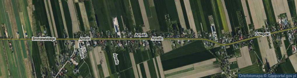 Zdjęcie satelitarne Amelin ul.