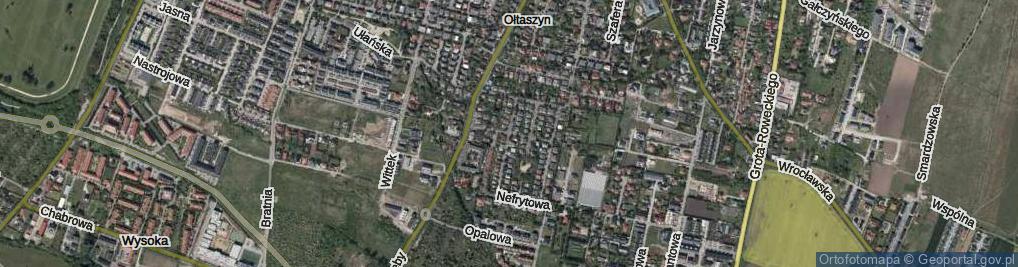 Zdjęcie satelitarne Ametystowa ul.