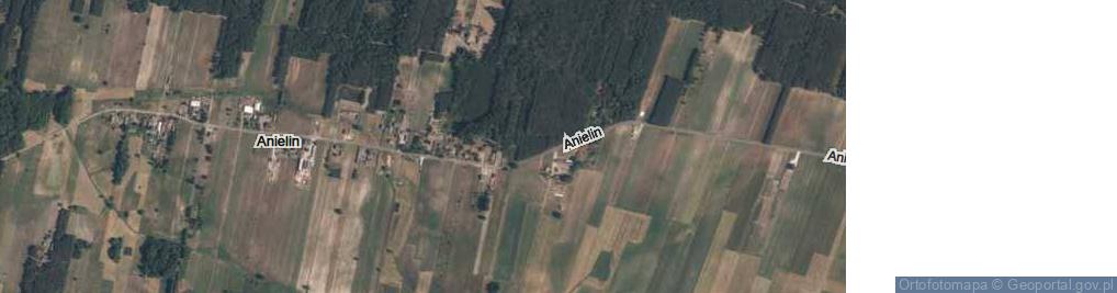 Zdjęcie satelitarne Anielin ul.