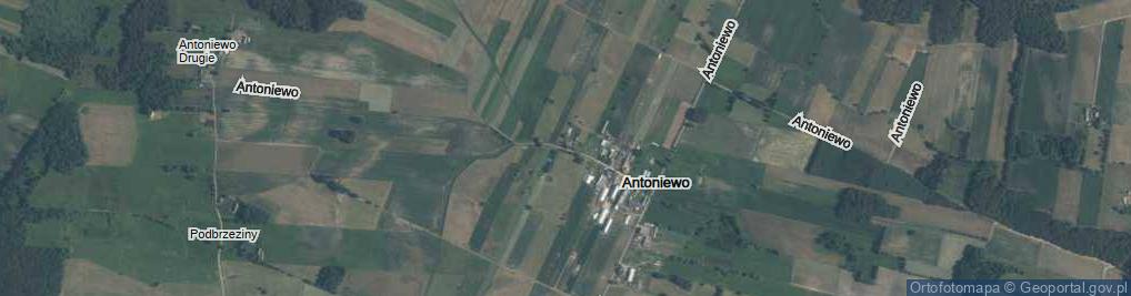 Zdjęcie satelitarne Antoniewo ul.