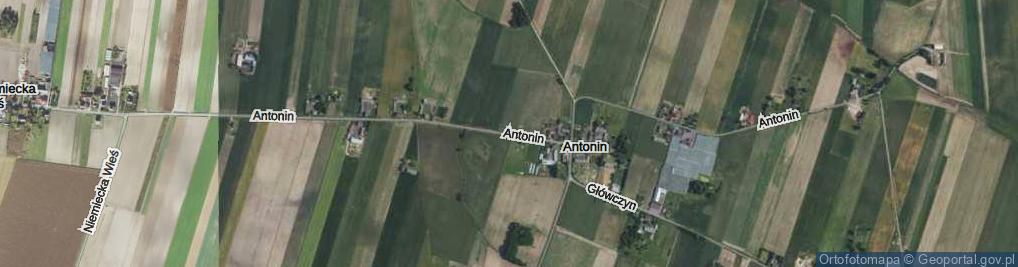 Zdjęcie satelitarne Antonin ul.