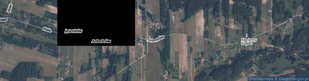 Zdjęcie satelitarne Antoninów ul.