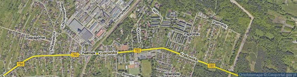 Zdjęcie satelitarne Andersa Władysława, gen. ul.