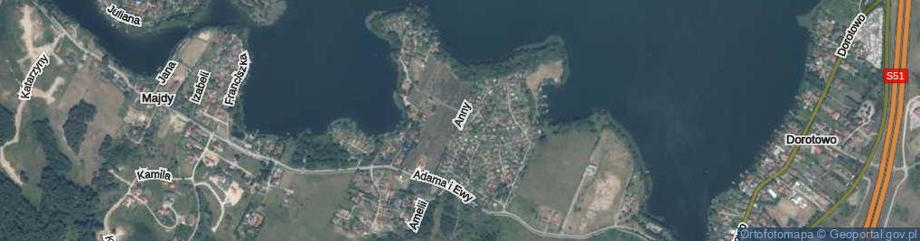 Zdjęcie satelitarne Anny ul.