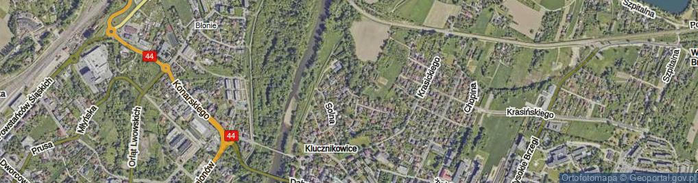 Zdjęcie satelitarne Andersena Hansa Christiana ul.